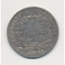 Bonaparte 1er consul - 1 Franc - AN 12 Q Perpignan 2