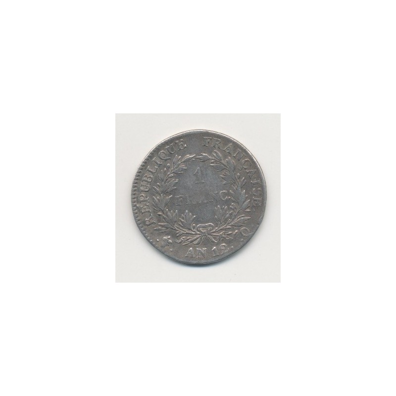 Bonaparte 1er consul - 1 Franc - AN 12 Q Perpignan