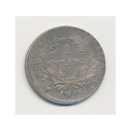 Napoléon empereur - 1 Franc - AN 13 A Paris