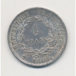 Napoléon empereur - 1 Franc - 1808 BB Strasbourg 2
