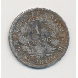 Napoléon empereur - 1 Franc - 1810 B Rouen 2