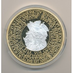 Médaille - Liberté - Les Piliers de la république - couleur et insert swarovski - 70mm 2