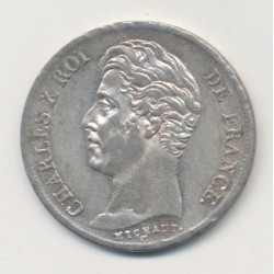 Charles X - 1 Franc - 1826 W Lille