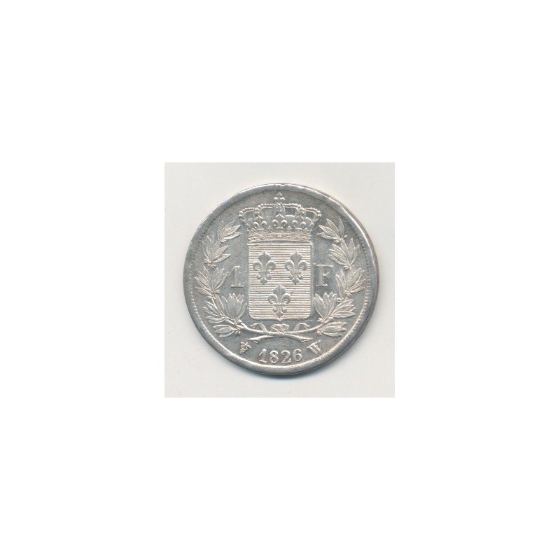 Charles X - 1 Franc - 1826 W Lille