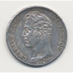 Charles X - 1 Franc - 1827 W Lille