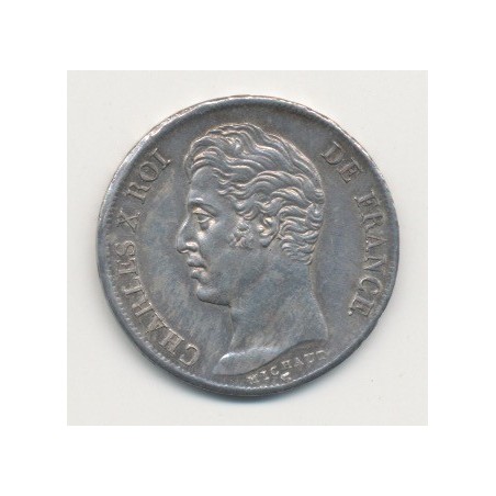 Charles X - 1 Franc - 1827 W Lille