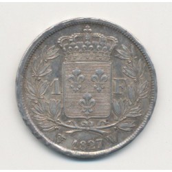 Charles X - 1 Franc - 1827 W Lille 2
