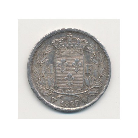 Charles X - 1 Franc - 1827 W Lille