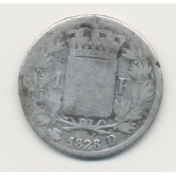 Charles X - 1 Franc - 1828 D Lyon 2