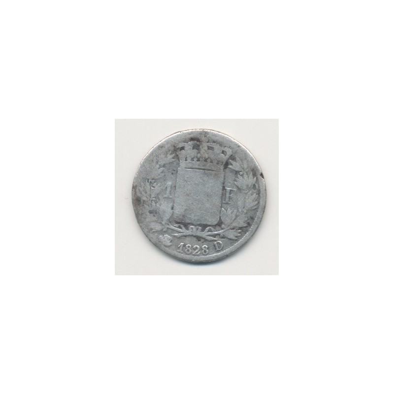 Charles X - 1 Franc - 1828 D Lyon