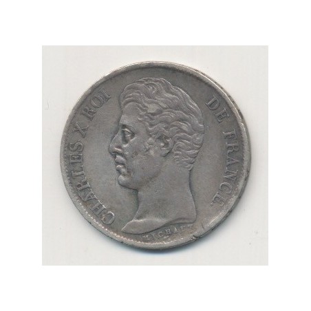 Charles X - 1 Franc - 1828 K Bordeaux