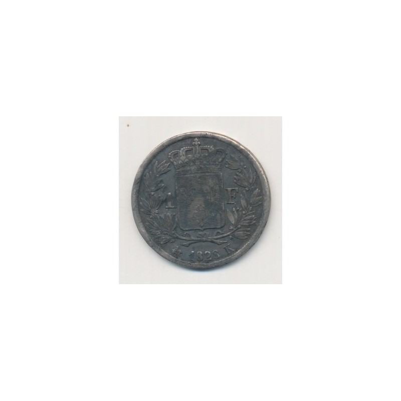 Charles X - 1 Franc - 1828 K Bordeaux