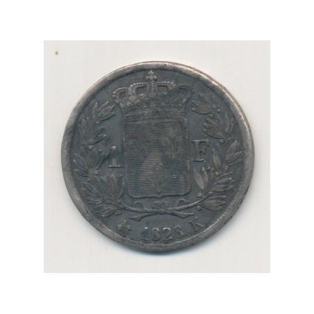 Charles X - 1 Franc - 1828 K Bordeaux