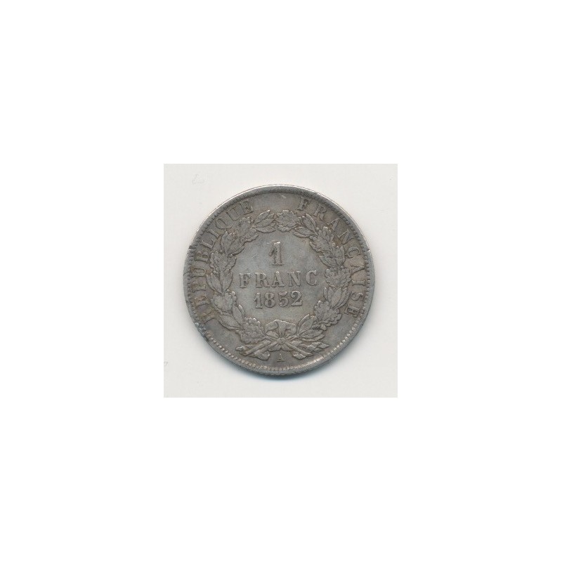 Louis Napoléon Bonaparte - 1 Franc - 1852 A Paris