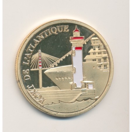 Dept44 - Port de l'Atlantique - St nazaire - Souvenirs et patrimoine - 34mm - colorisé