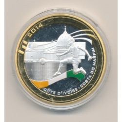 Médaille - Coupe du monde Football 2014 - Cote d'Ivoire
