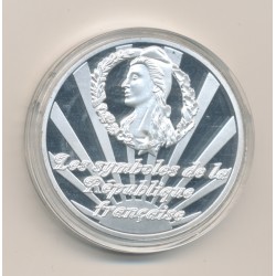 Médaille - Europe - Les symboles de la république française - 40mm - cupronickel 2