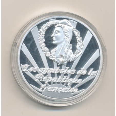 Médaille - Europe - Les symboles de la république française - 40mm - cupronickel