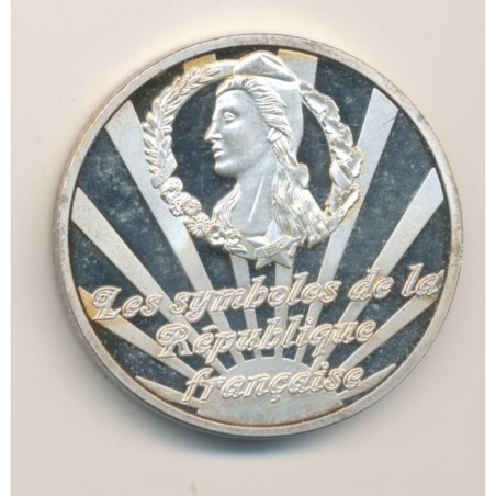 Médaille - Constitution - Les symboles de la république française - 40mm - cupronickel