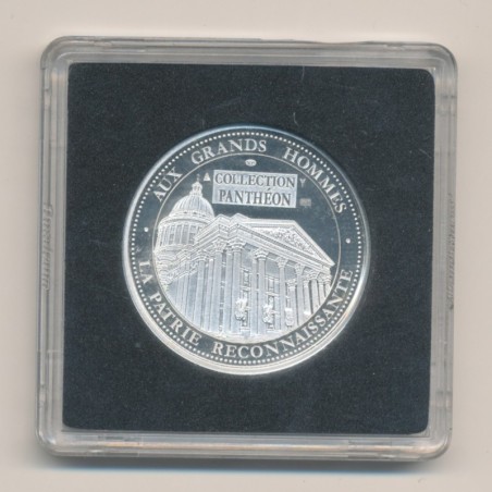 Médaille - Jean Moulin - collection Panthéon - argent - 30mm