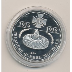 Médaille - Armée de terre et de mer - 2 aout 1914 - 1914-1918 - 41mm 2