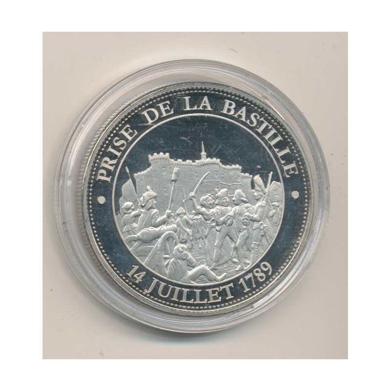 Médaille - Prise de la Bastille - Révolution Française - 14 juillet 1789