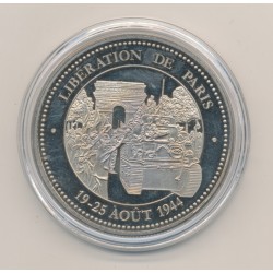 Médaille - Libération de Paris - 19-25 aout 1944 - 5e République - nickel - 40mm