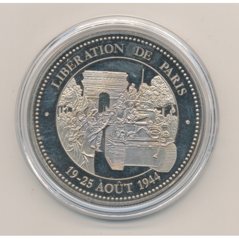 Médaille - Libération de Paris - 19-25 aout 1944 - 5e République - nickel - 40mm