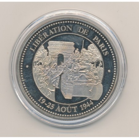 Médaille - Libération de Paris - 19-25 aout 1944 - 5e République - nickel - 40mm