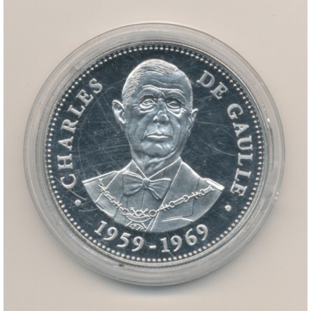 Médaille - Charles De Gaulle président - Président de la République - 40mm