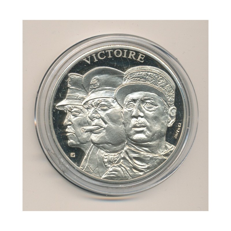 Médaille - Victoire - Eisenhower - De Gaulle - Churchill - 1939-45