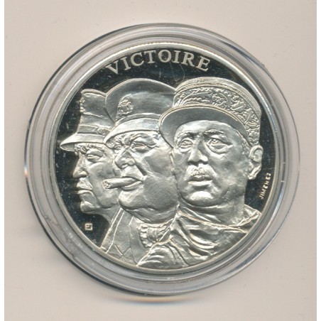Médaille - Victoire - Eisenhower - De Gaulle - Churchill - 1939-45