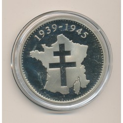 Médaille - Victoire - Eisenhower - De Gaulle - Churchill - 1939-45 2