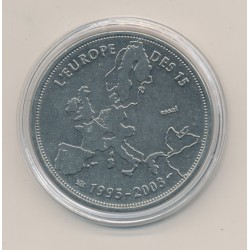 Médaille - Europe 2003 essai - L"europe des 15 - nickel - 41mm 2