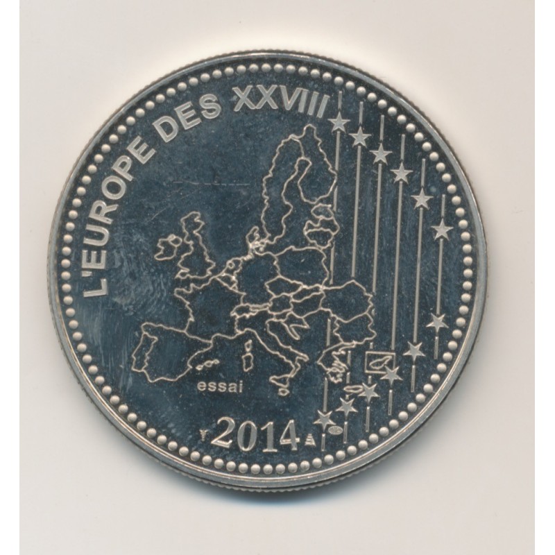 Médaille - Centenaire de la grande guerre - L"europe des XXIII - nickel - 41mm