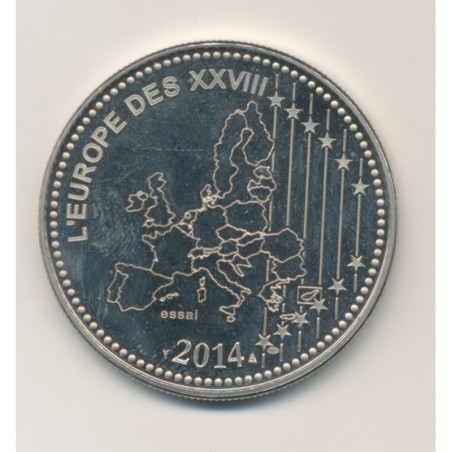 Médaille - Centenaire de la grande guerre - L"europe des XXIII - nickel - 41mm