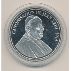 Médaille - Canonisation Jean XXIII - Médaille des papes - 2014