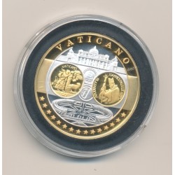 Médaille - 1ère frappe hommage Euro - Vatican - Europa - argent 