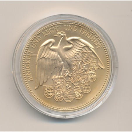 Médaille - Bundesrepublik Deutschland - cuivre doré - 40mm