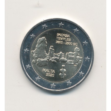 2€ Malte 2020 - les Temples de Skorba