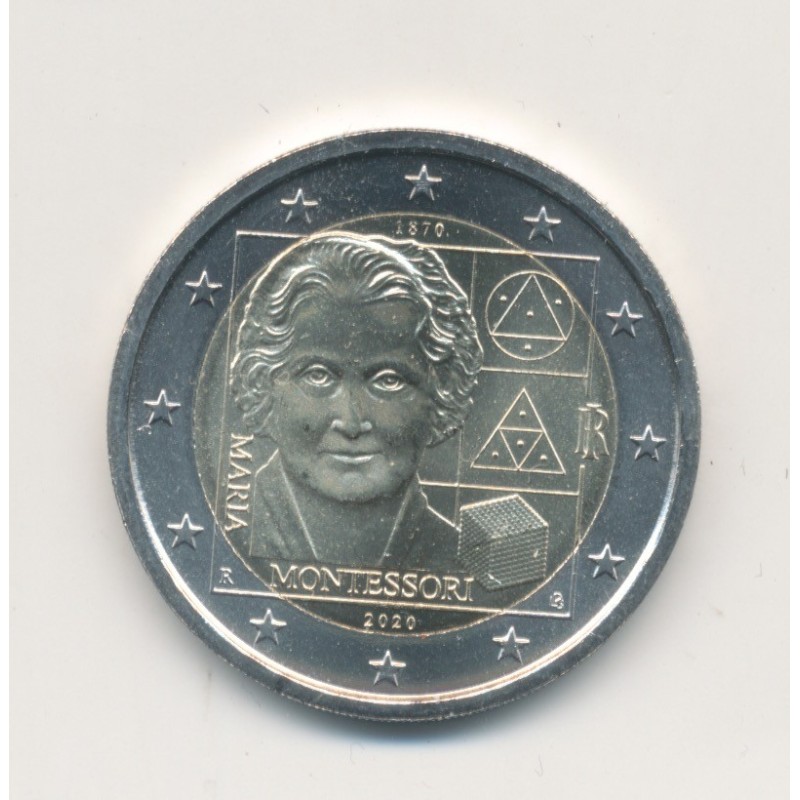 2€ Italie 2020 - 150ème anniversaire de la naissance de Maria Montessori