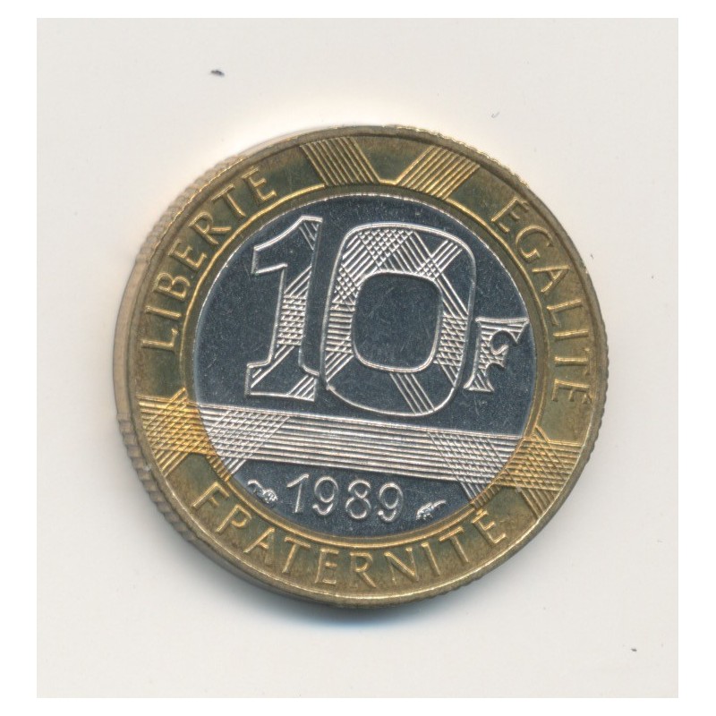 10 Francs Génie - 1989