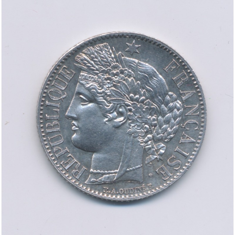 Cérès - 1 Franc - 1849 A Paris - SUP+