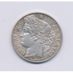 Cérès - 1 Franc - 1872 K Bordeaux - SUP+