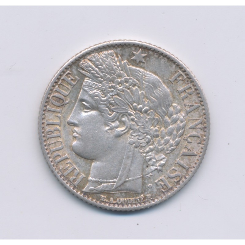 Cérès - 1 Franc - 1872 K Bordeaux - SUP+