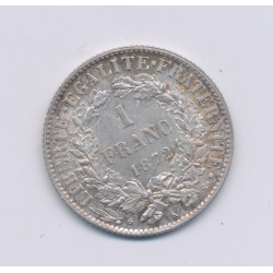 Cérès - 1 Franc - 1872 K Bordeaux - SUP+ 2