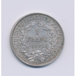 Cérès - 1 Franc - 1895 A Paris - SUP+ 2