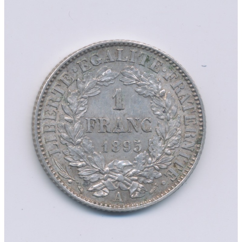 Cérès - 1 Franc - 1895 A Paris - SUP+