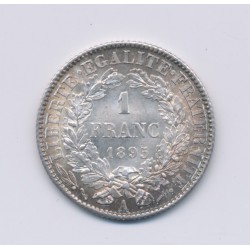 Cérès - 1 Franc - 1895 A Paris - SPL 2