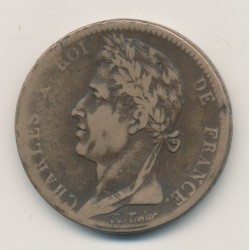 Charles X - 10 Centimes - 1827 H La Rochelle